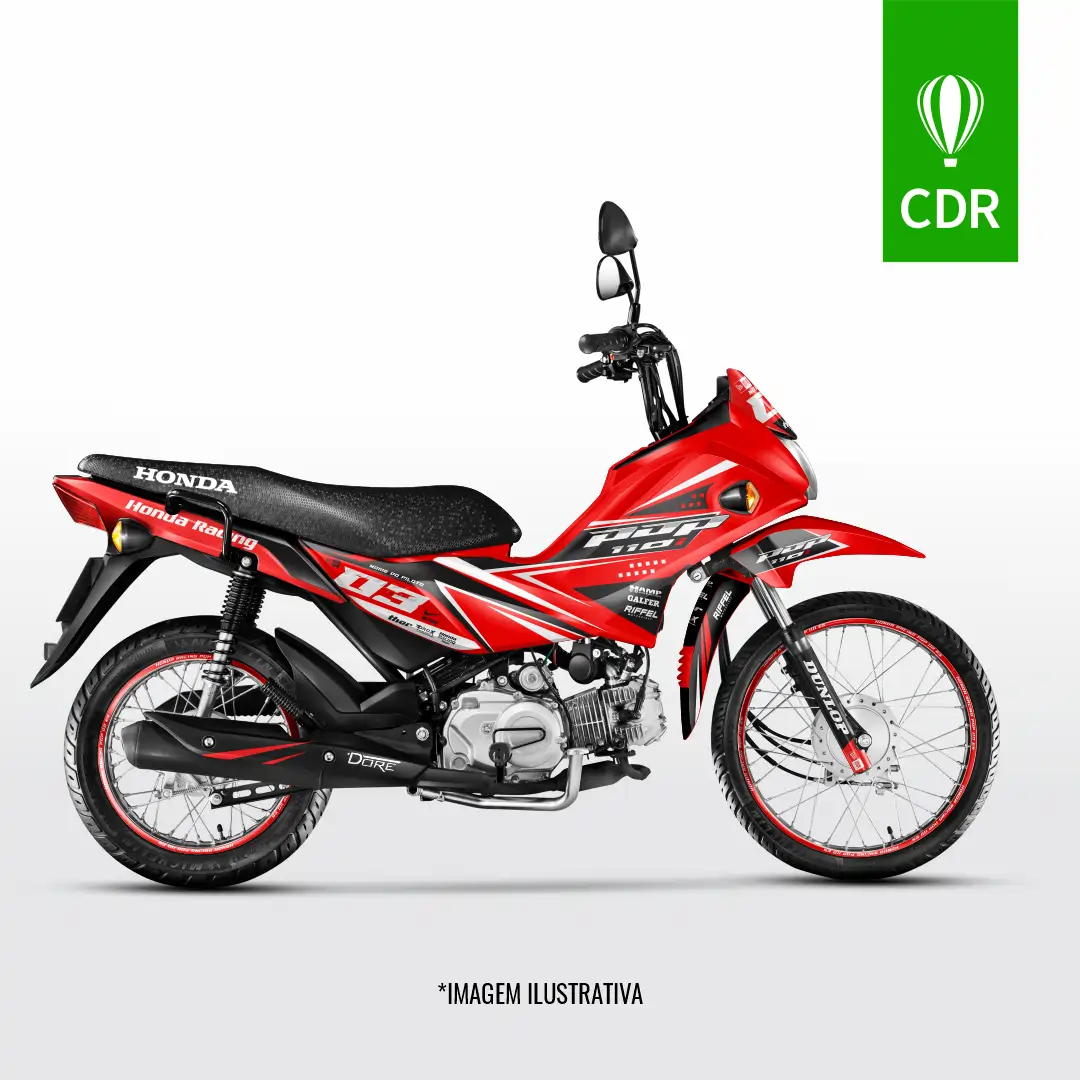 Mockup Honda Pop 110i ES 2015-2025 - Imagem 2